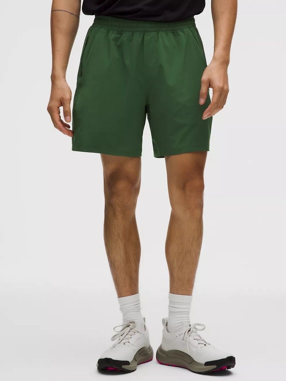 Lululemon Mens Pace Breaker Shorts 7 Inches Linerless Size XXL - Ivy Green